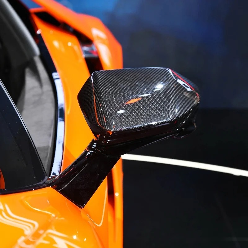 for Revuelto OEM Style Automotive Parts, Dry Carbon Fiber Rearview Mirrors, and Automotive Accessories